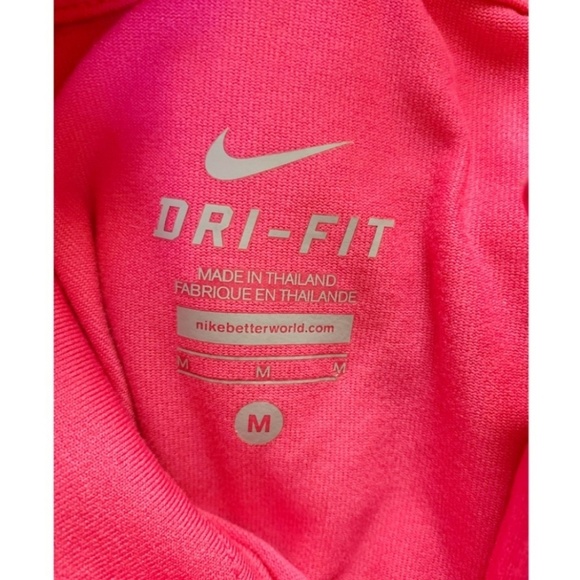 Nike Dry Fit 1/2 zip pullover in pink - Picture 5 of 5